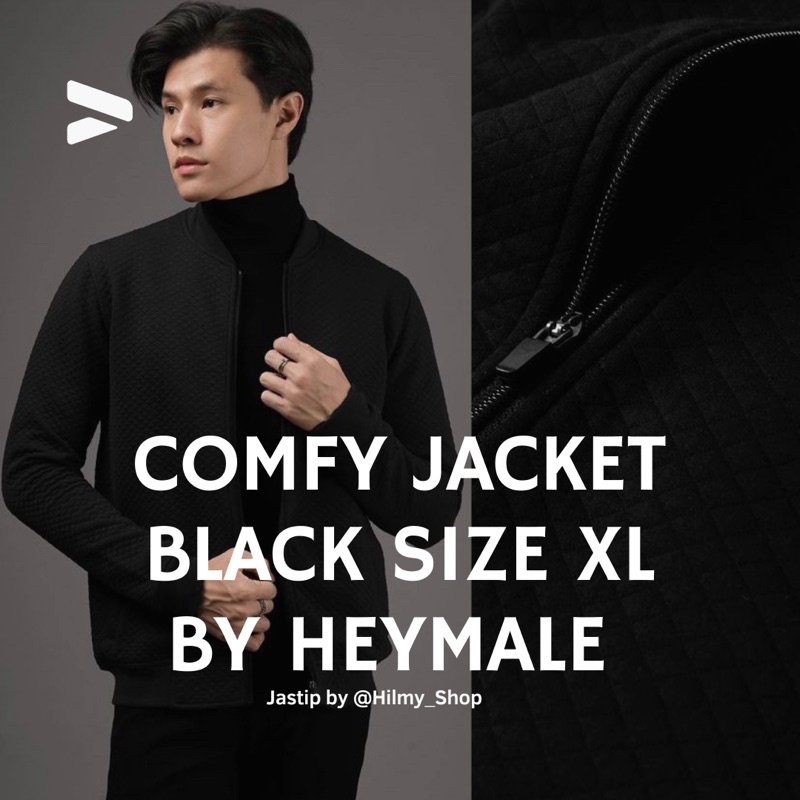 Comfy Jacket Black by Hey Male id