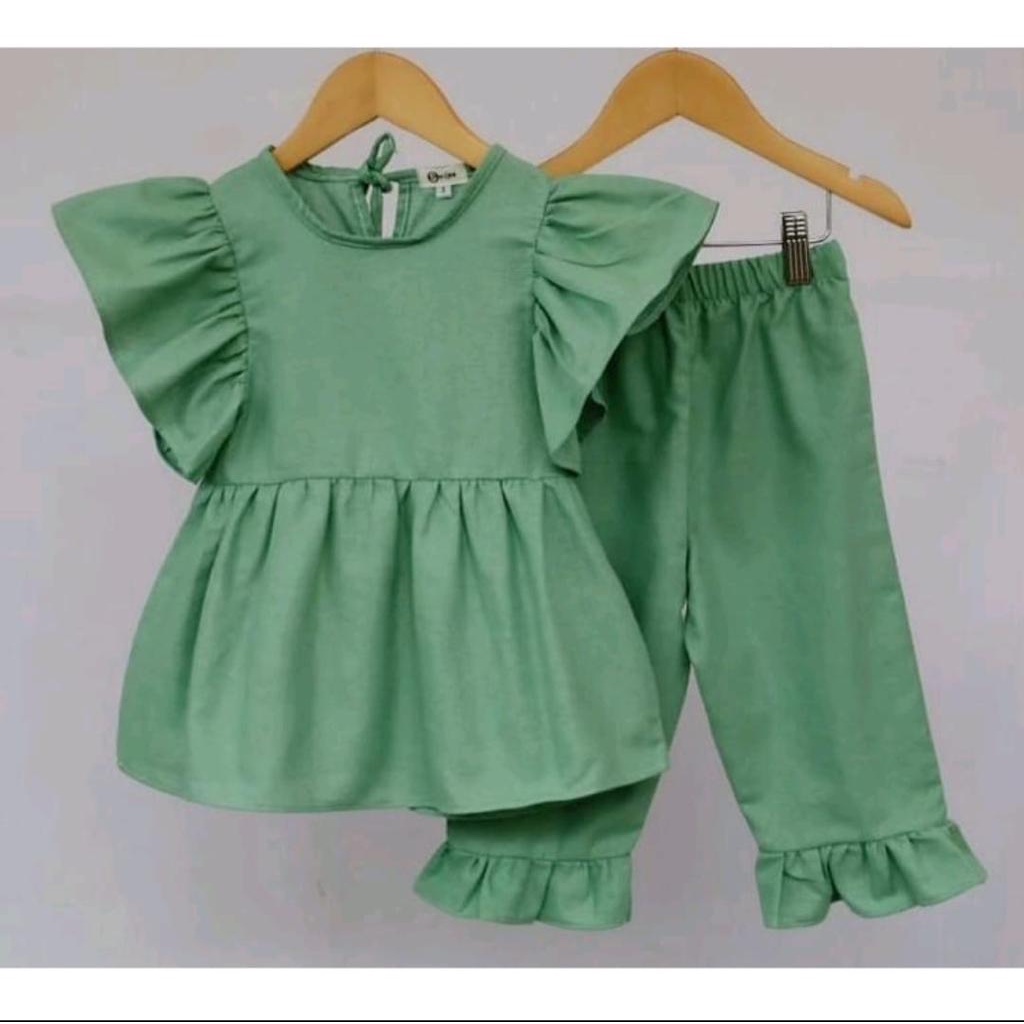 OUTFIT ANAK TERBARU/SETELAN BELLA PILIH WARNA 1-5 TAHUN