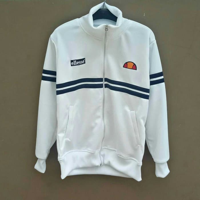 JAKET TRACKTOP ELLESE PUTIH CASUAL DISTRO Slayershop