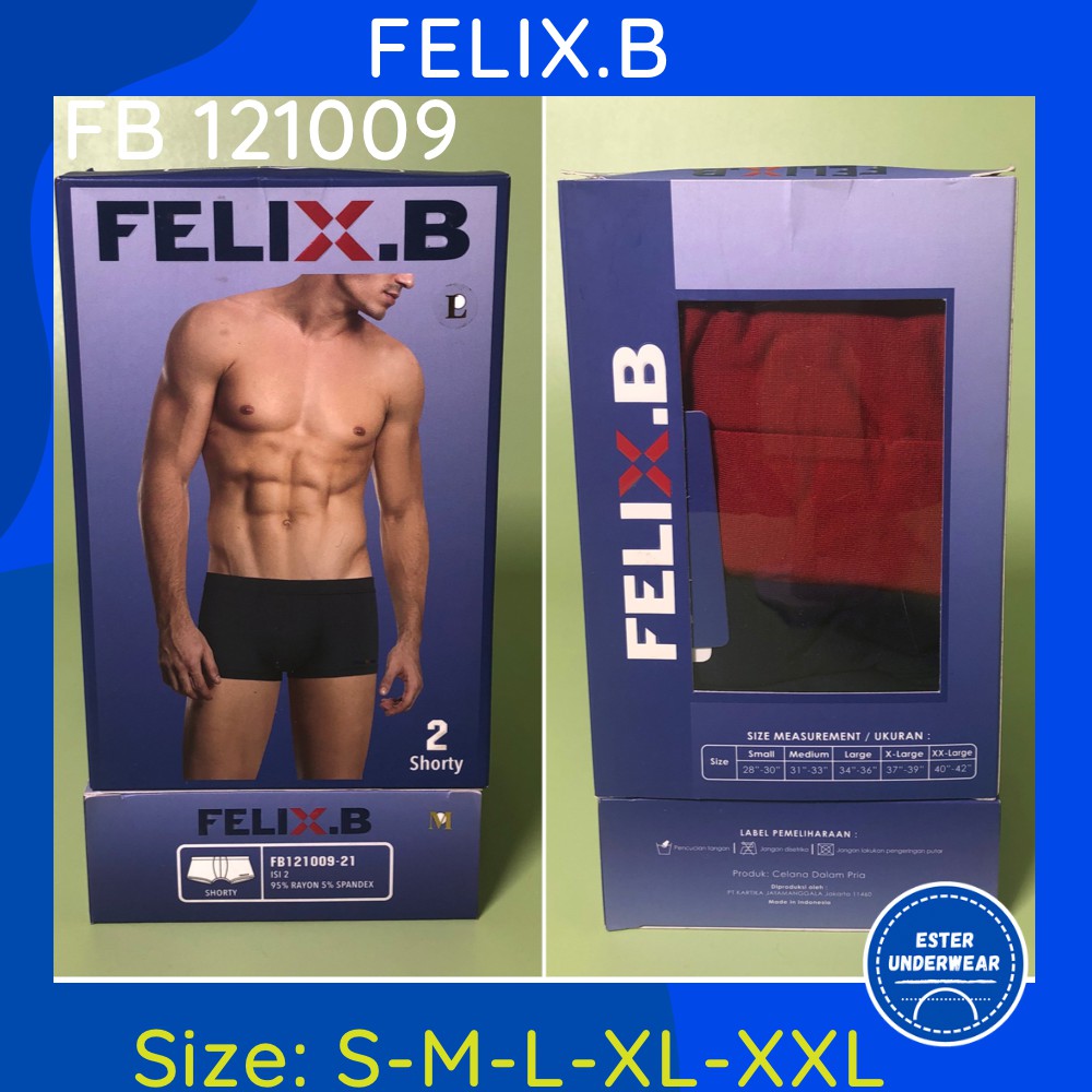 Celana dalam pria Felix.B FB 121009 ISI-2 PCS