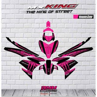 Stiker Decal Motor Jupiter MX King 150cc Monster Energy 46 Stiker Decal Motor Jupiter MX King 150cc Monster Energy 46