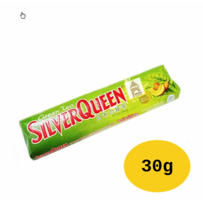 

Silverqueen GREEN TEA Cokelat Silver Queen Greentea 30 Gram