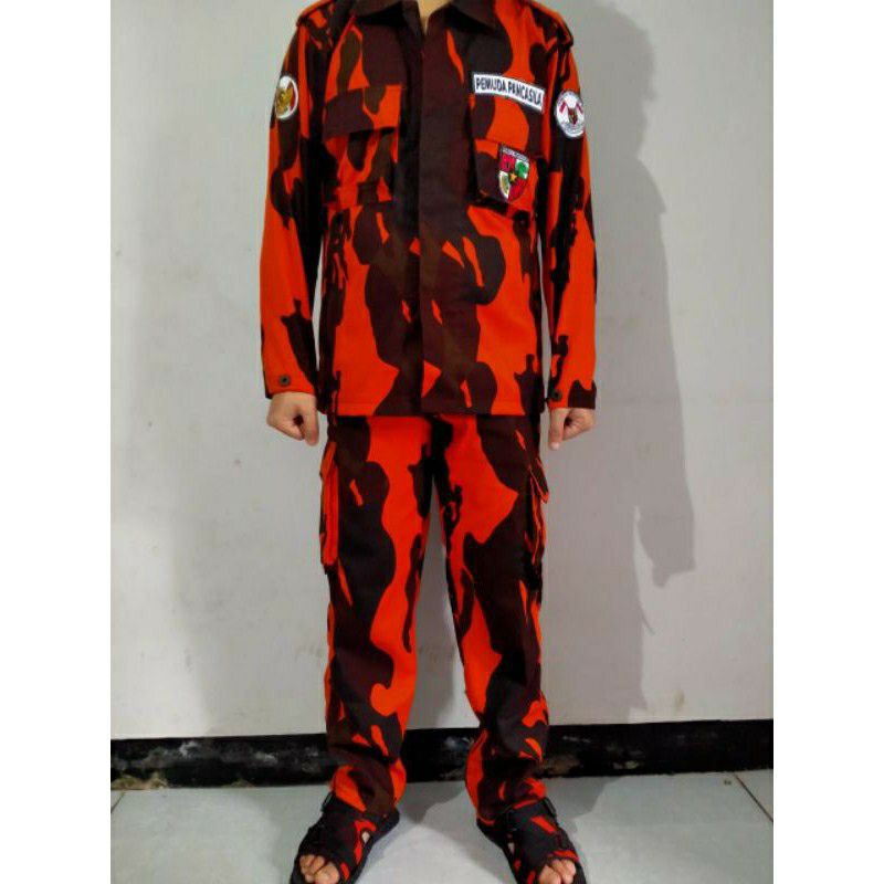 Setelan seragam baju pemuda pancasila/setelan pemuda pancasila/pp