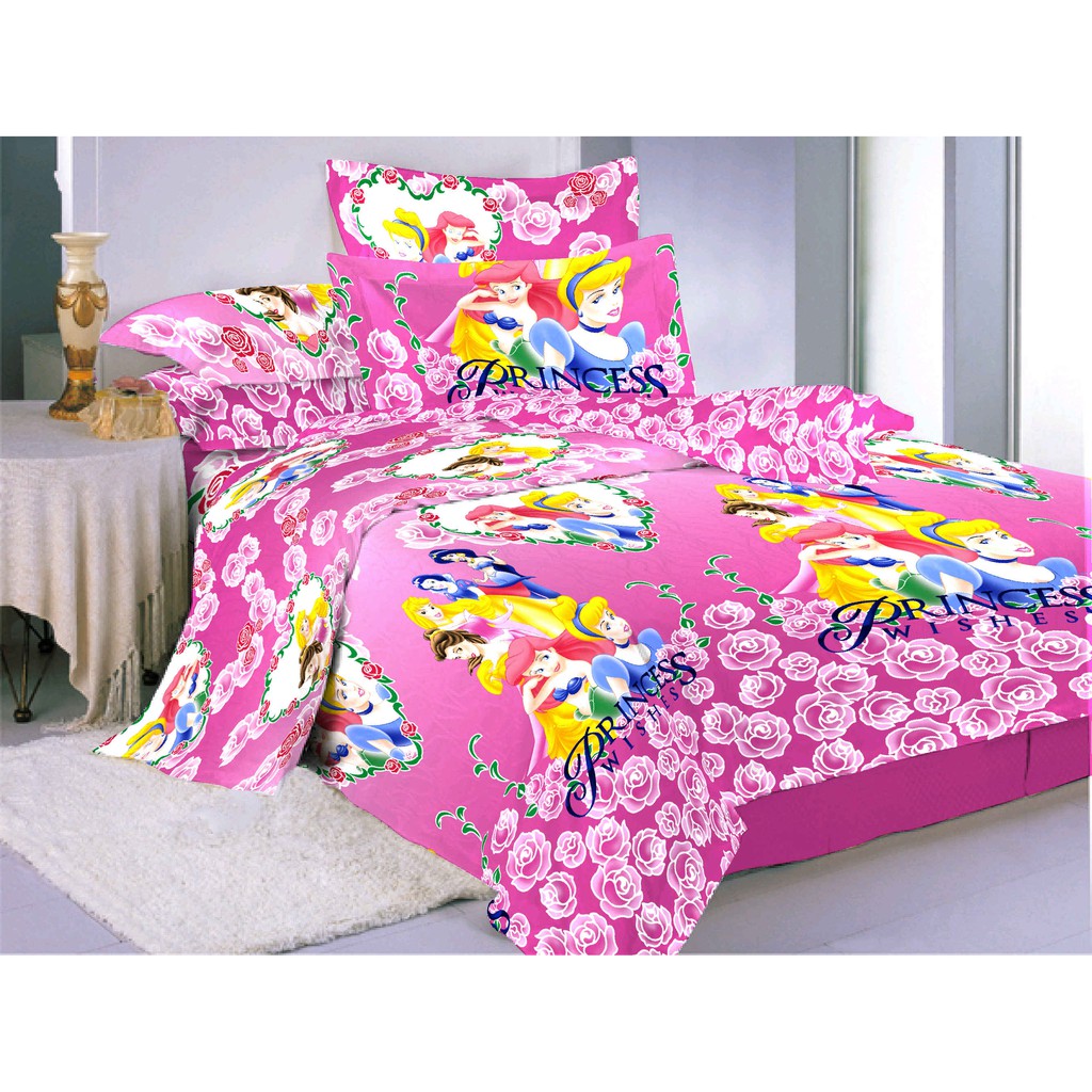 Belladona Lovely Princess Set Sprei Sarung Bantal 4 King