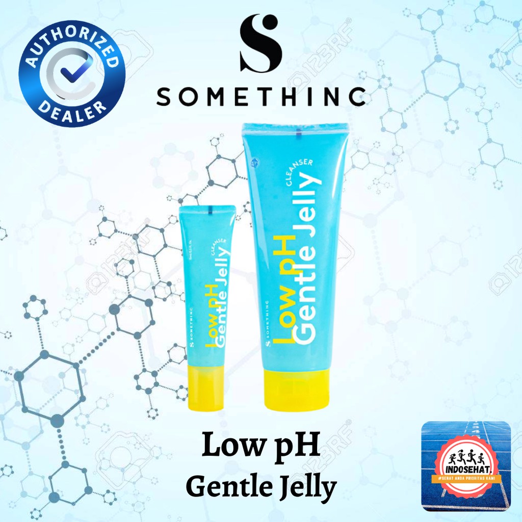 SOMETHINC Low pH Gentle Jelly Cleanser Facial Wash - Sabun Cuci Muka Pembersih Pencerah Acne Wajah