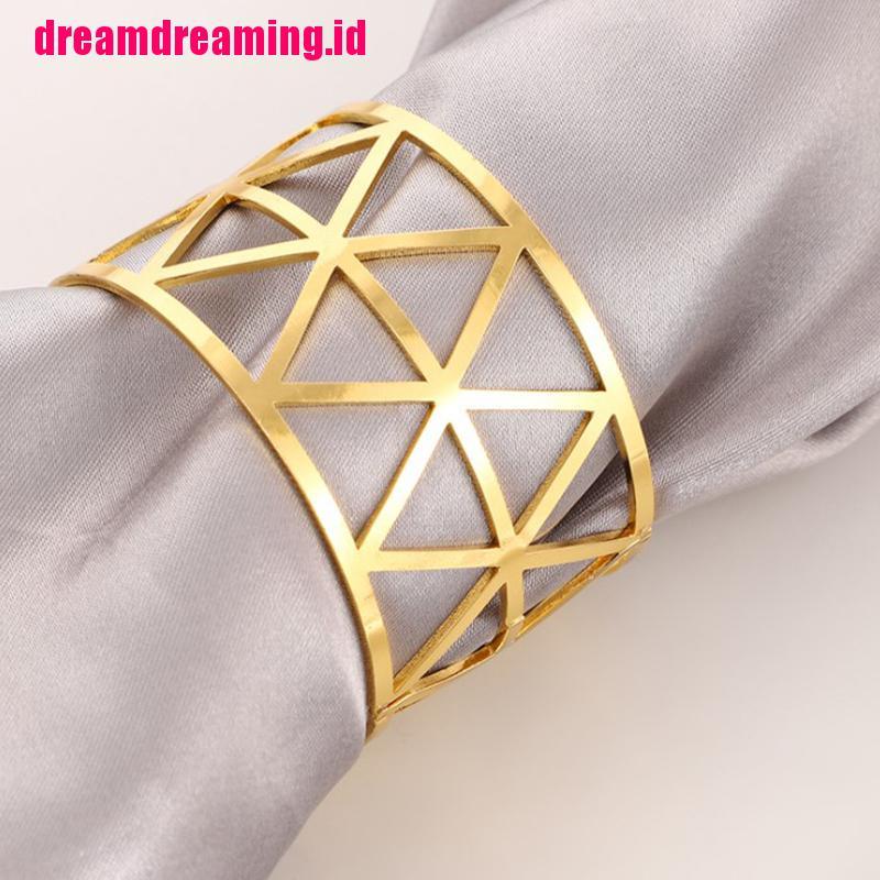 1pc Cincin Serbet Bahan Alloy Untuk Pesta Pernikahan