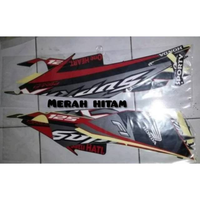 Striping-lis-sticker supra x 125 fi 2016