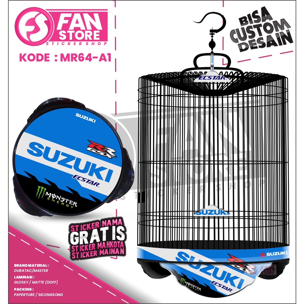 Sticker Kandang Murai Decal Tebok Murai - Stiker Sangkar Murai EBOD JAYA Custom