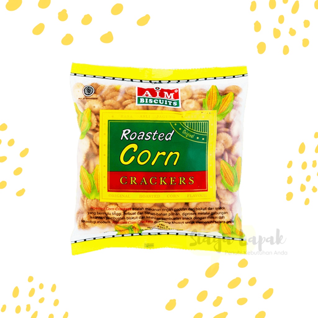 

Biskuit Jagung Bakar AIM Roasted Corn Crackers 180 gr