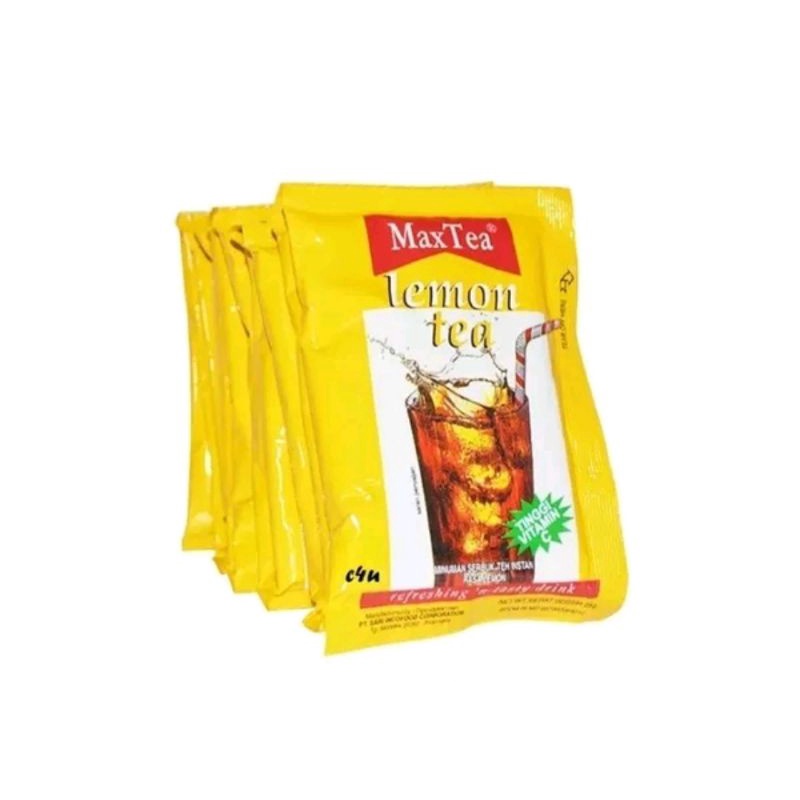 

lemon tea max 1 renceng 10sachet 25gr