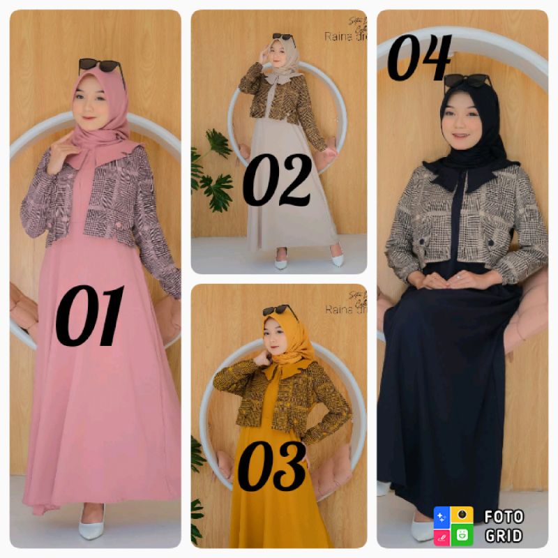 gamis anak tanggung Raina dress by setia D