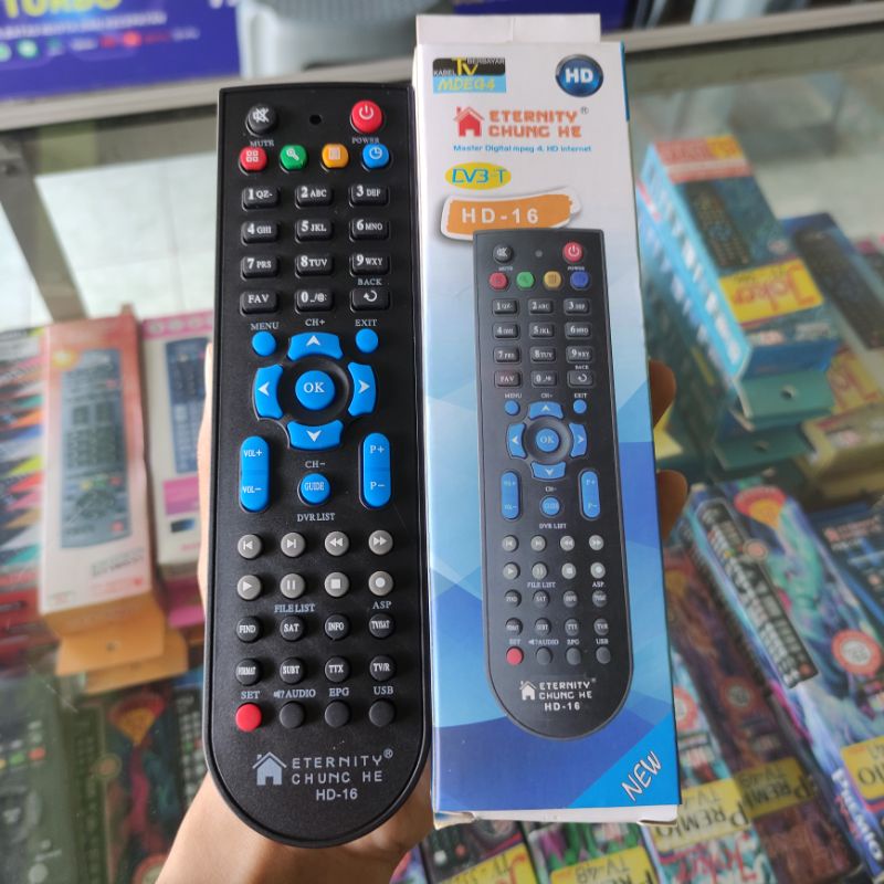 Remot Receiver digital Remote Parabola Tv Kabel Berbayar MPEG 2 MPEG 3 MPEG 4 HD Internet