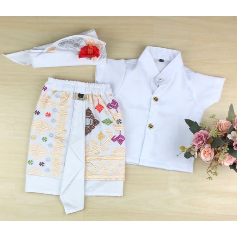 SET ANAK / SET ADAT BALI ANAK/ PAKAIAN ADAT ANAK/ set 3 bulanan