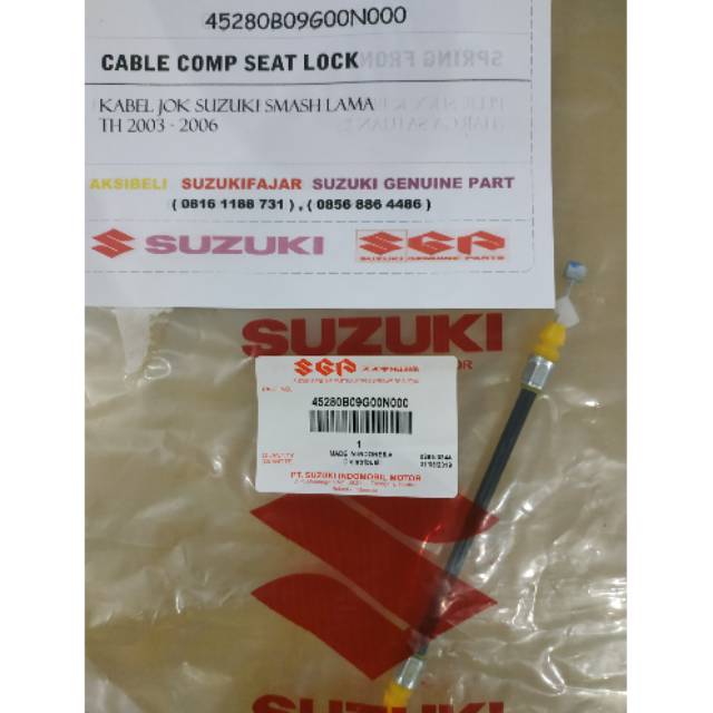 Kabel Jok Suzuki Smash Lama th 2003 sd 2006