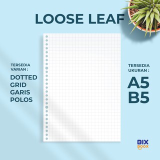 Lose Leaf/Isi Binder ukuran A5 dan B5