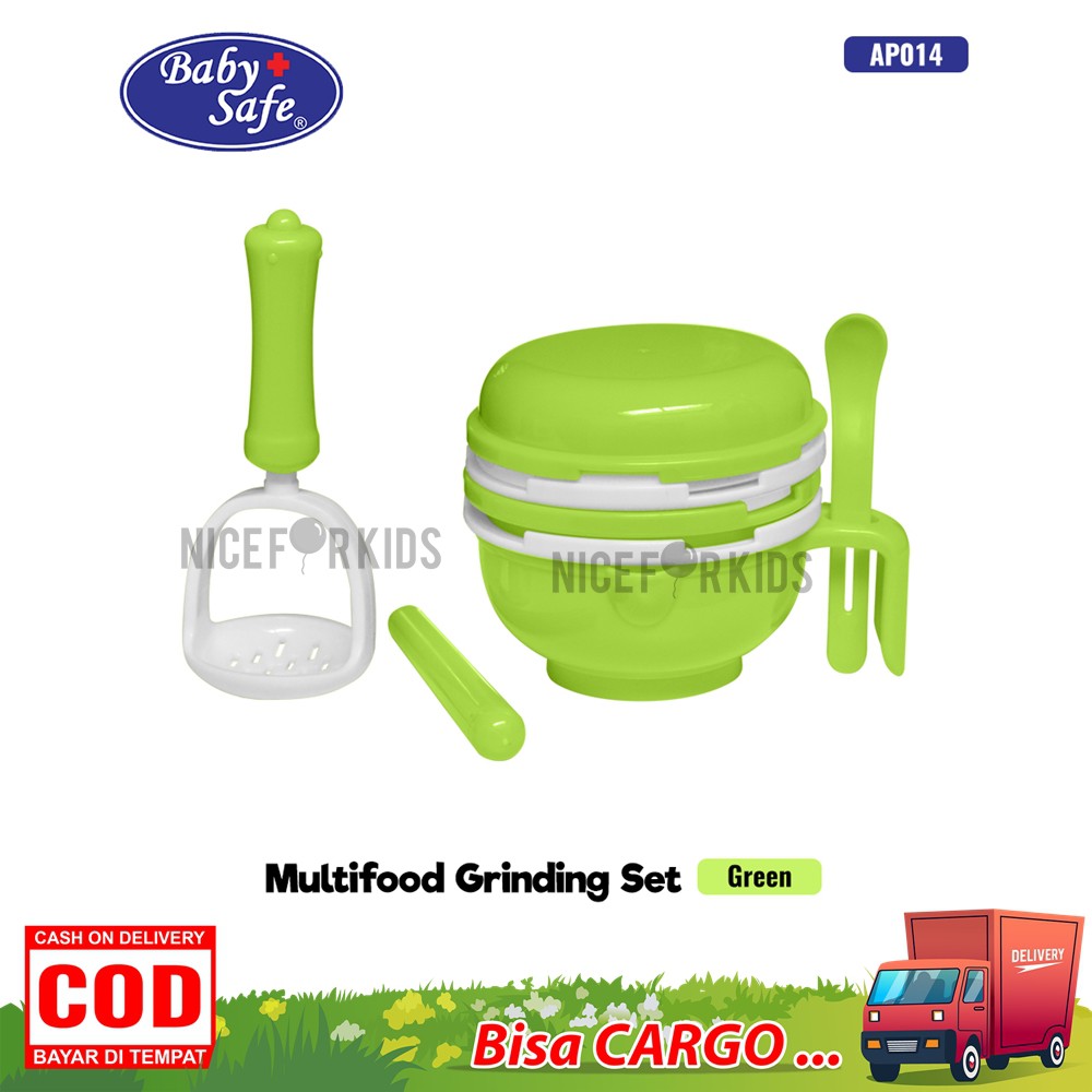 Baby Safe Multi Food Grinding Set AP014 / Set Penghalus Makanan Bayi