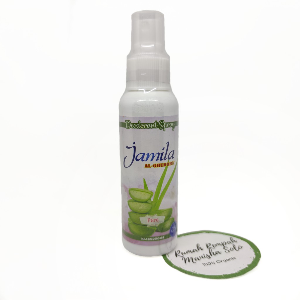 Deodorant Spray Herbal Halal Jamila Al-Ghuroba 100ml