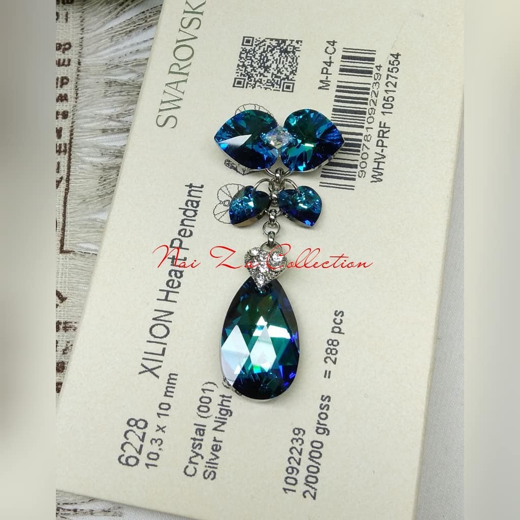 Bros mewah swarovski original