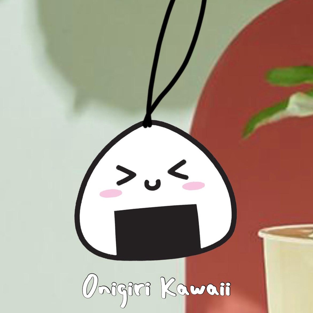 SYSCENT AIR FRESHENER Onigiri Kawaii | Parfum Mobil / Pewangi Ruangan / Pewangi Mobil / Pengharum Mobil |