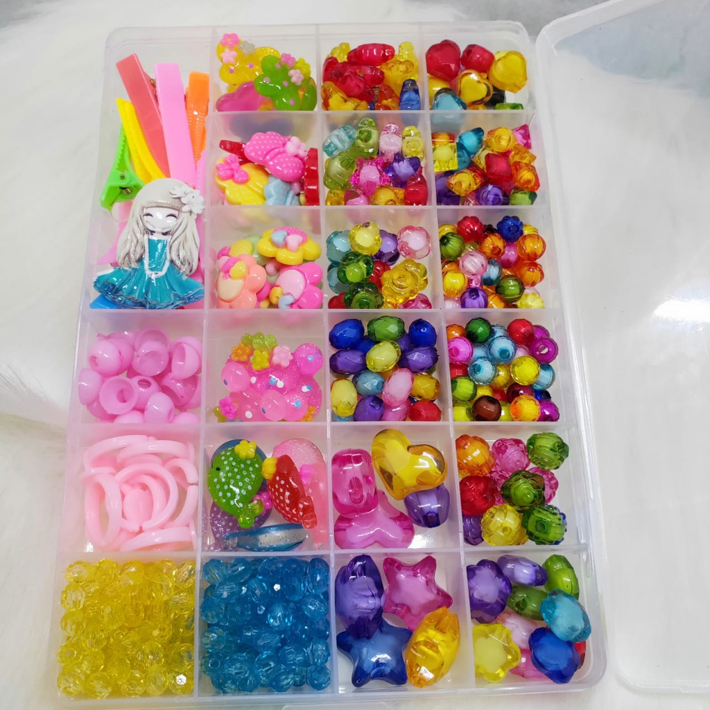 DISKON CUCI GUDANG Mainan edukatif anak meronce merangkai manik beads / mainan kreatif bermanfaat