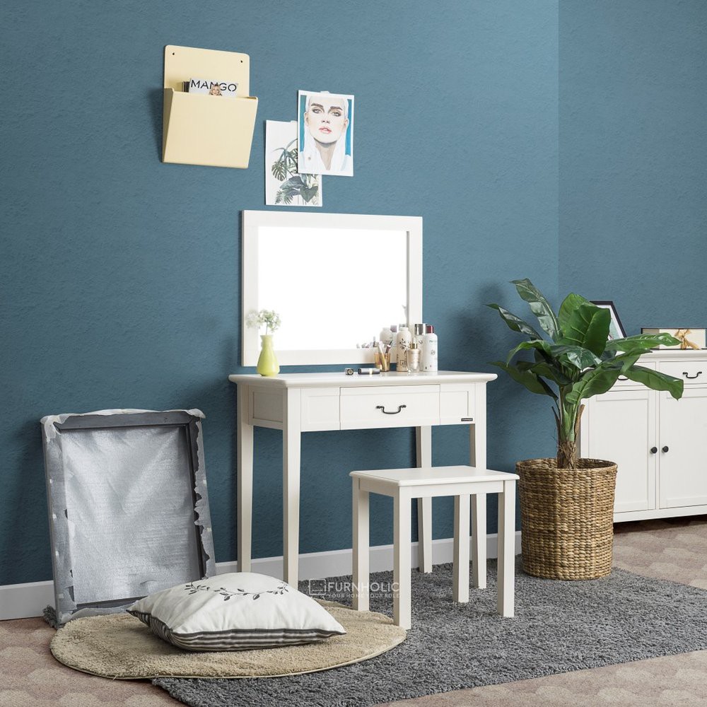iFURNHOLIC Alyssa Dressing Console Set - Meja Rias - Gratis Pengiriman Pulau Jawa Terbaik