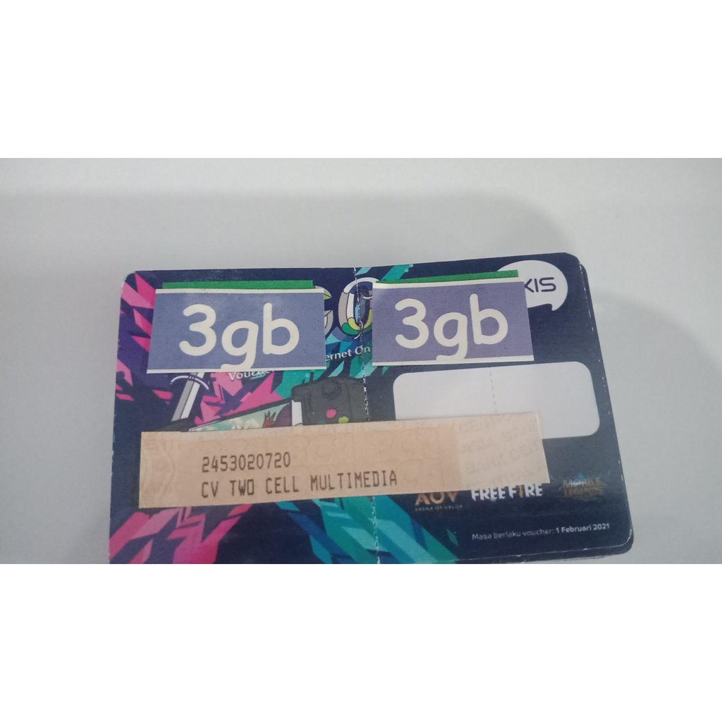 VOUCHER AXIS 3GB 30HARI