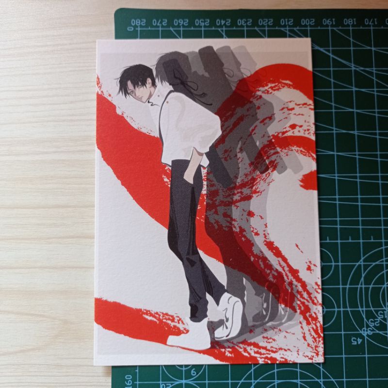 jujutsu kaisen yuta nobara yuji postcard by YUD