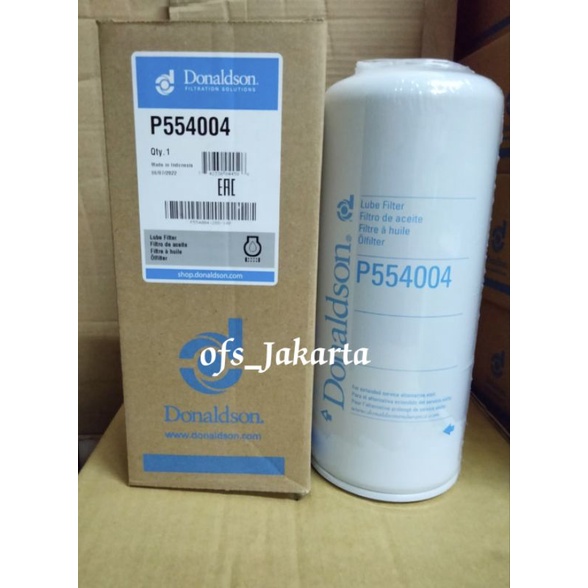 Filter Oli Caterpilar P554004 Donaldson