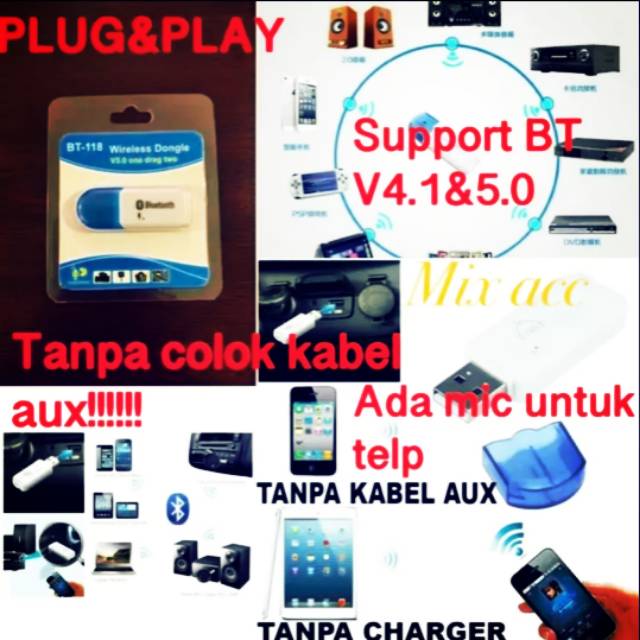 Bluetooth Receiver Tanpa Kabel