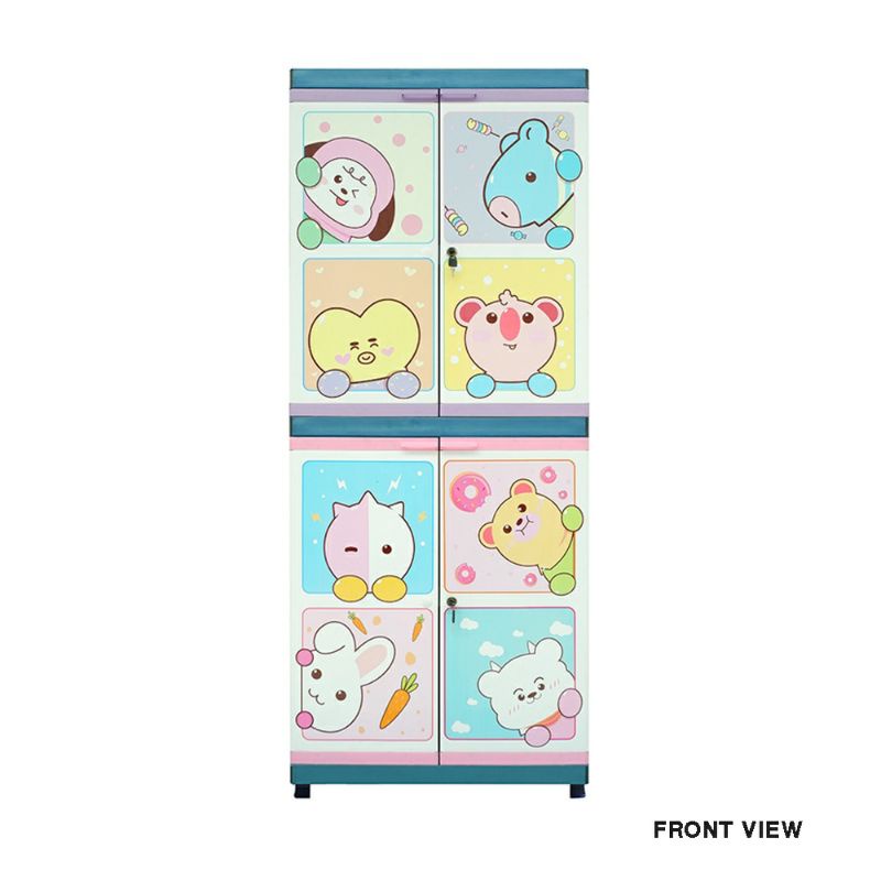 CARGO - LEMARI PLASTIK CLUB PRINTING BTS KUNCI / CLUB PRINTING LIMITED BTS EP81