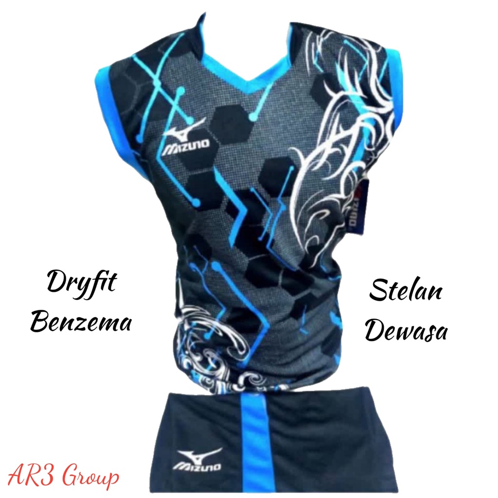 Baju stelan olahraga baju volly baju badminton baju bulutangkis baju olahraga motif terbaru