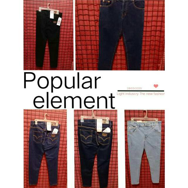 OBRAL  Celana Jeans Pria Skinny 523 Panjang/Celana Pensil Levis Cowok/Jeans Murah