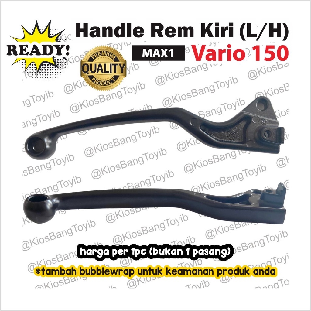 Handle Handel Tuas Rem Kiri (L/H) Honda Vario 150 Hitam (MAX1)