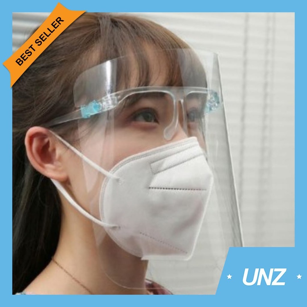 Promo !!! Ready Stok Face Shield Kacamata - Apd Medis Face Shield Safety - Face Shield Nagita