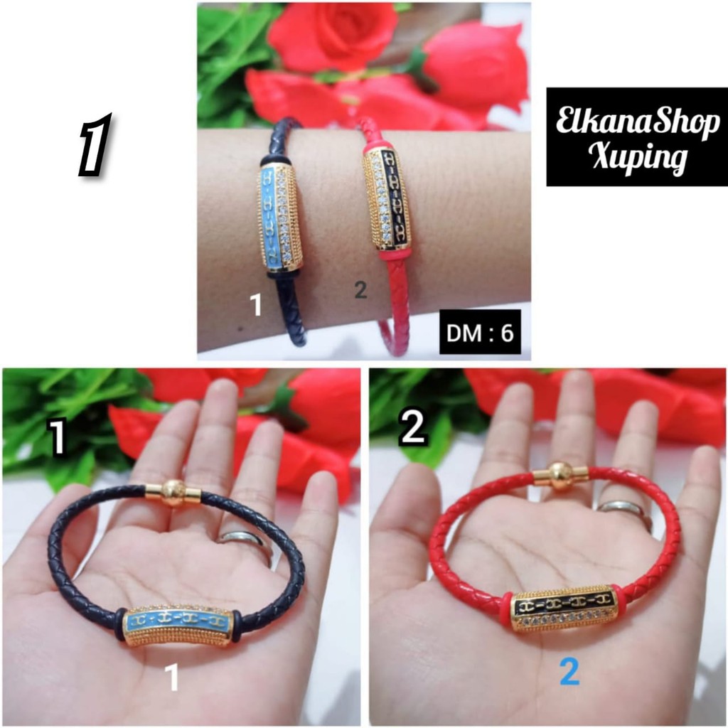 Gelang Magnet Liontin Tabung Xuping,Nomor Bisa Chat Aja Kami