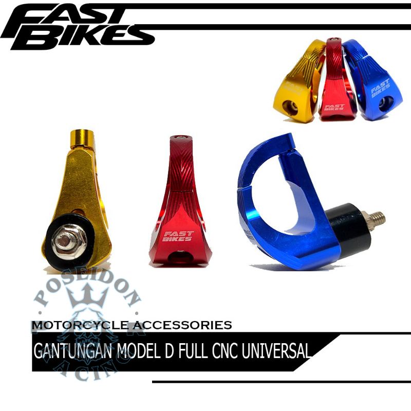 Gantungan Barang Predator /Gantungan Motor Model D full cnc Universal Semua Motor