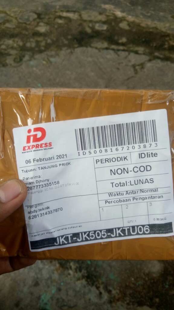 Nepel Jet Cleaner Selang Output Air