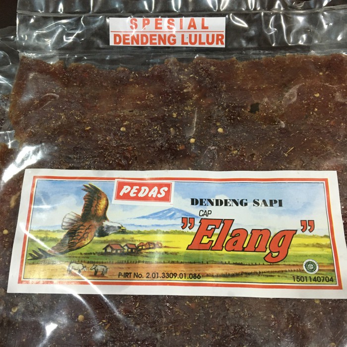 

Dendeng Sapi Spesial Lulur Pedas Cap Elang 250 Gram