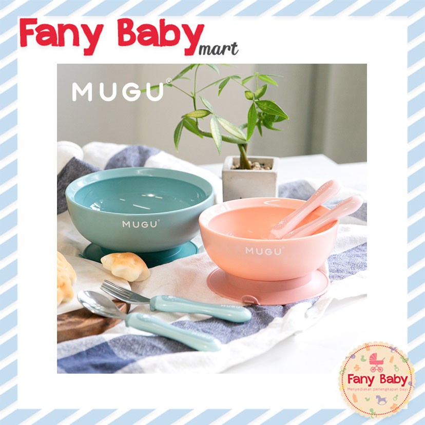 MOOIMOM MUGU ANTISPILL SUCTION BOWL 450ML