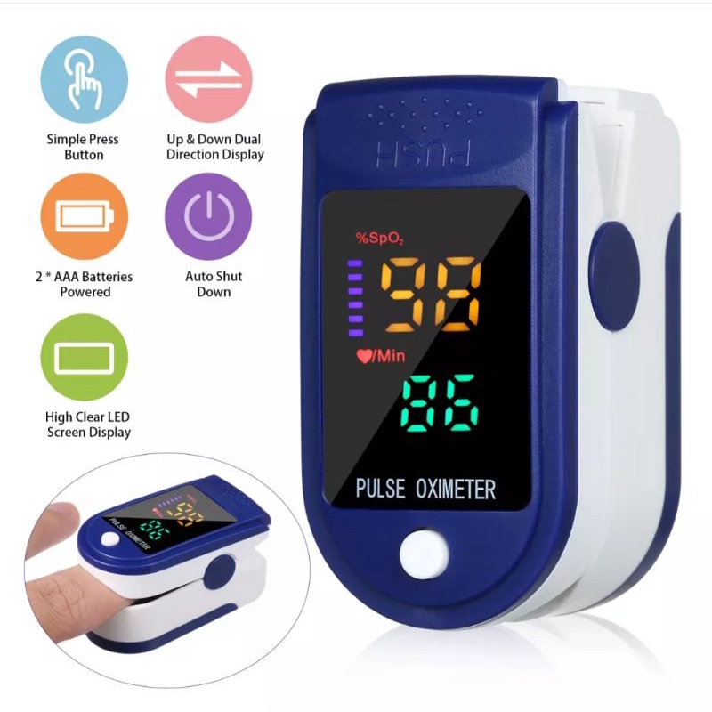 oximeter pulse LK87 alat pengukur oksigen dalam darah dan detak jantung