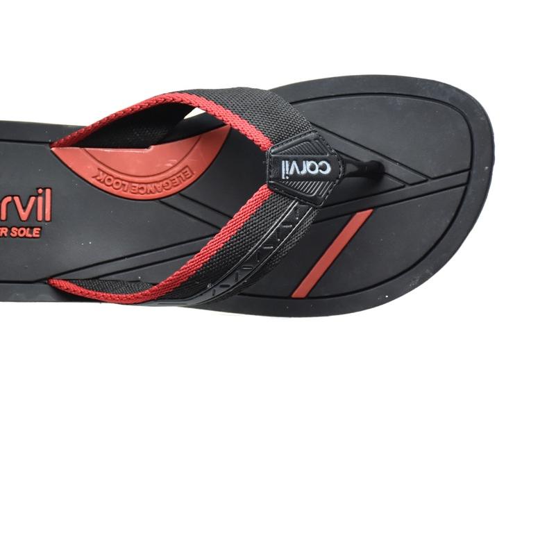 CARVIL Sandal Pria NEW EMW-05M BLACK/RED