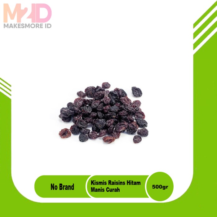 

Black Raisin 500gr / Kismis Hitam Organik 500gr Premium