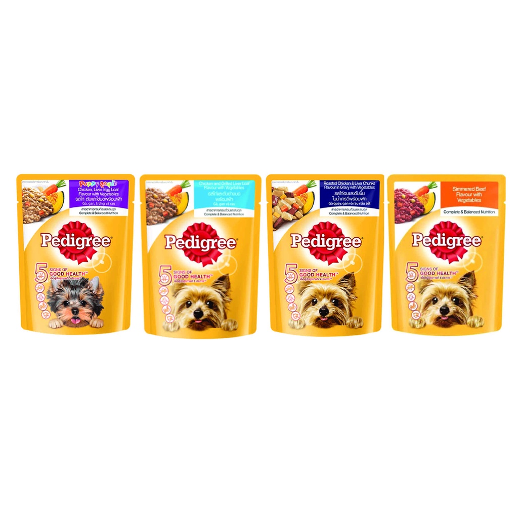 Pedigree Dog Puppy Pouch 80 gr Promo Dog Food Makanan Anjing Basah