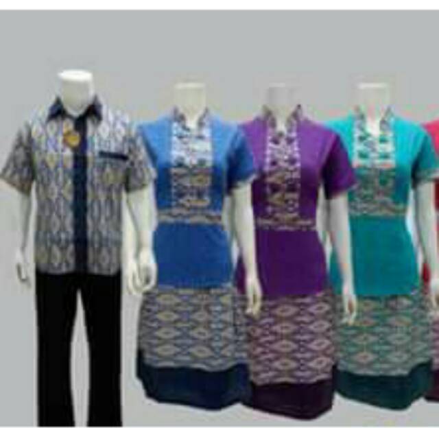 Couple Dress batik bhan katun murah