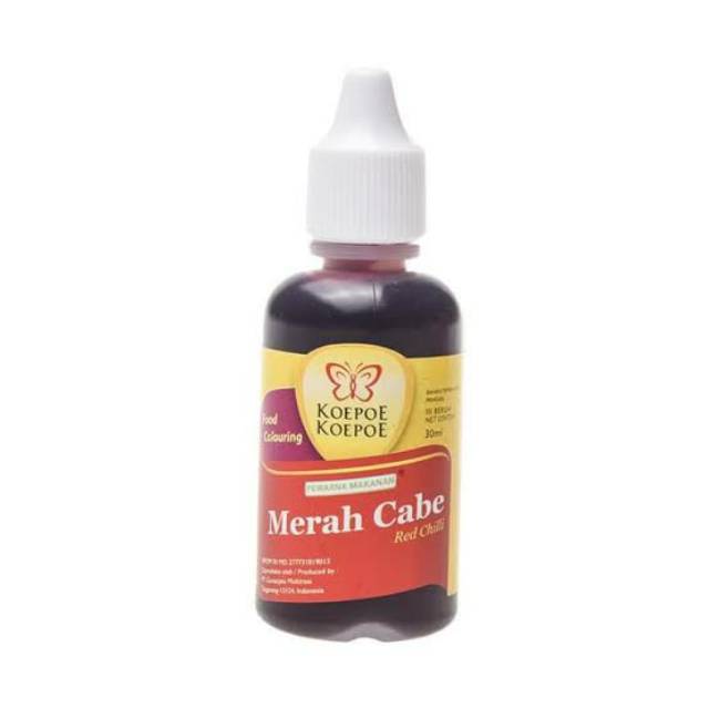 

Koepoe Pewarna merah cabe 30 ml