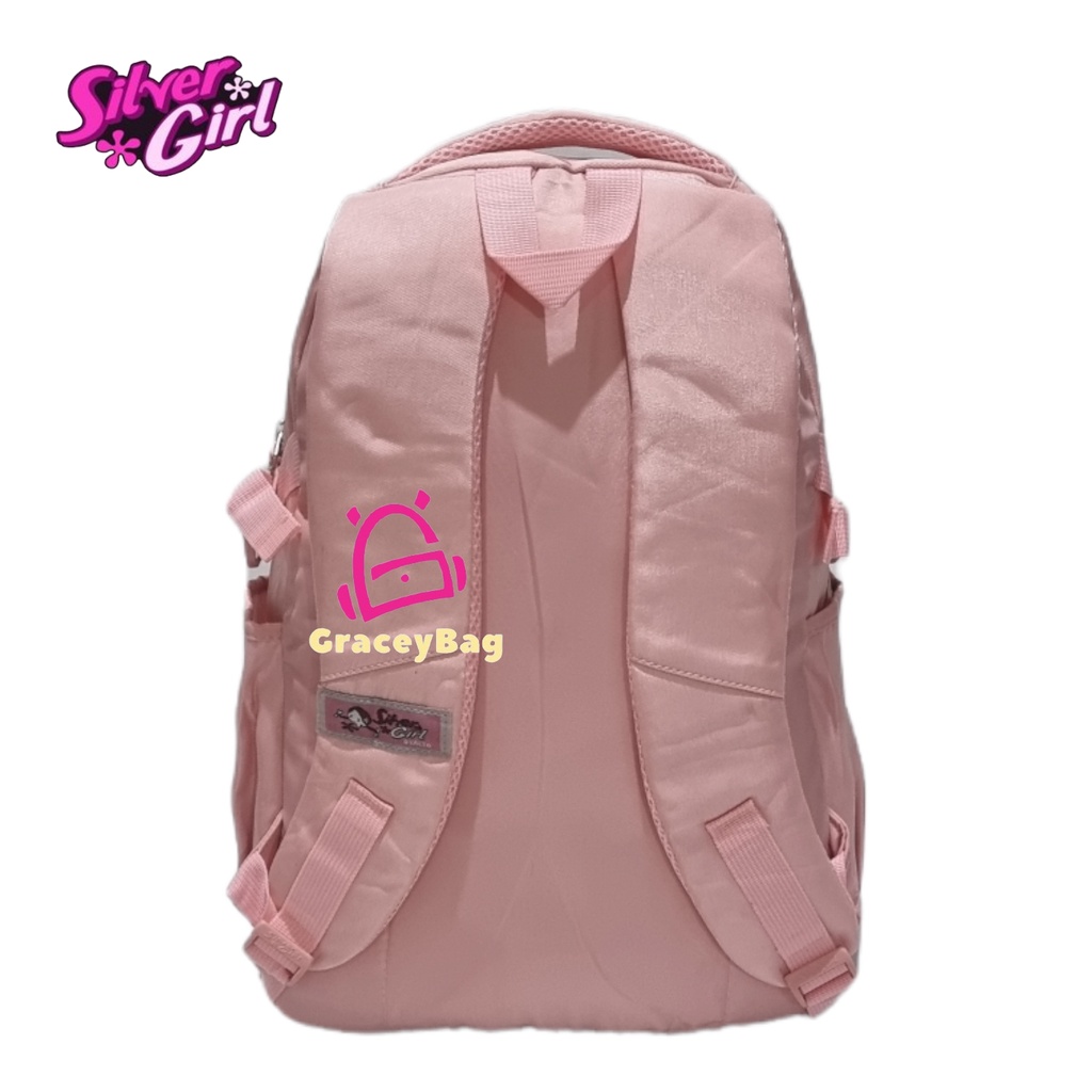 GB-70195E Tas Ransel Sekolah Anak Perempuan / Remaja Silvergirl