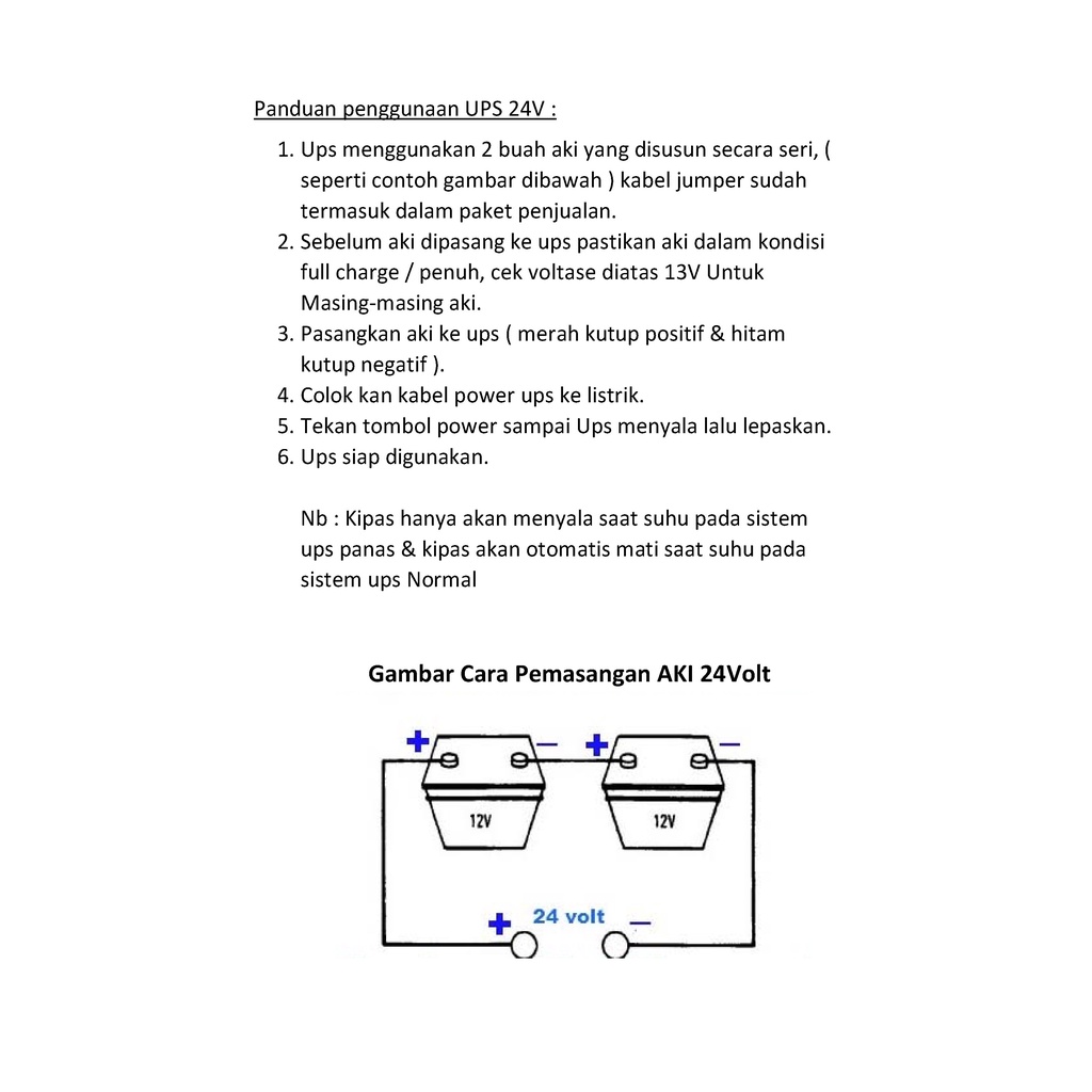 UPS Modif Modifikasi AKI External ICA 1200VA 600 Watt 24 Volt GARANSI