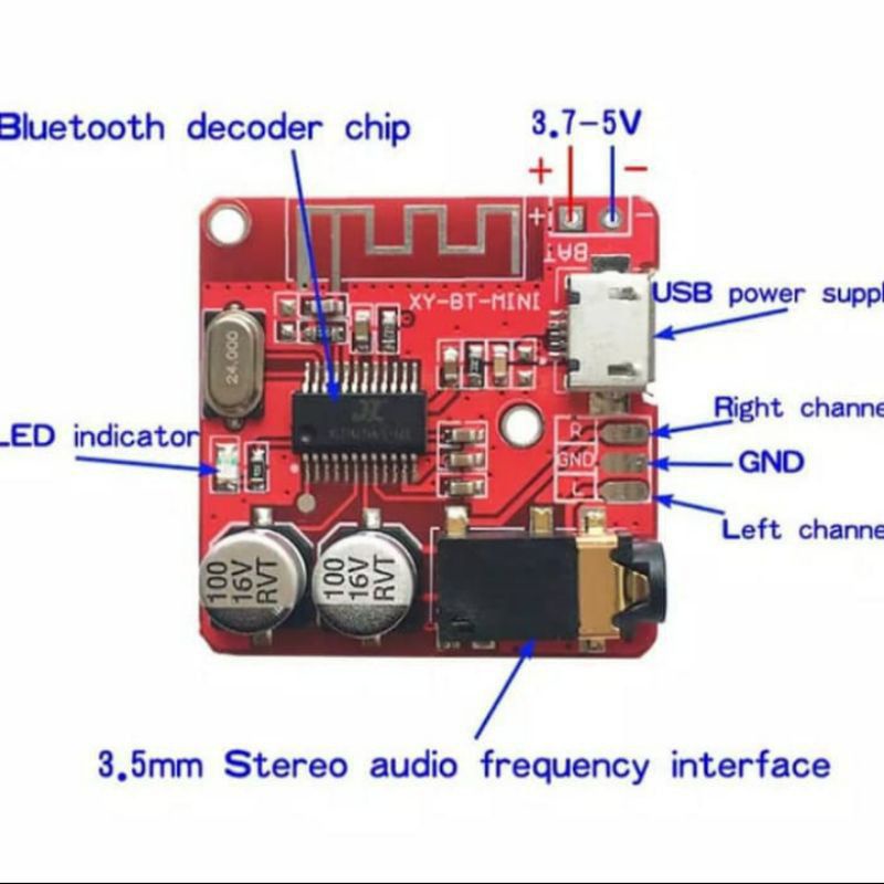 Modul receiver bluetooth stereo 4.1