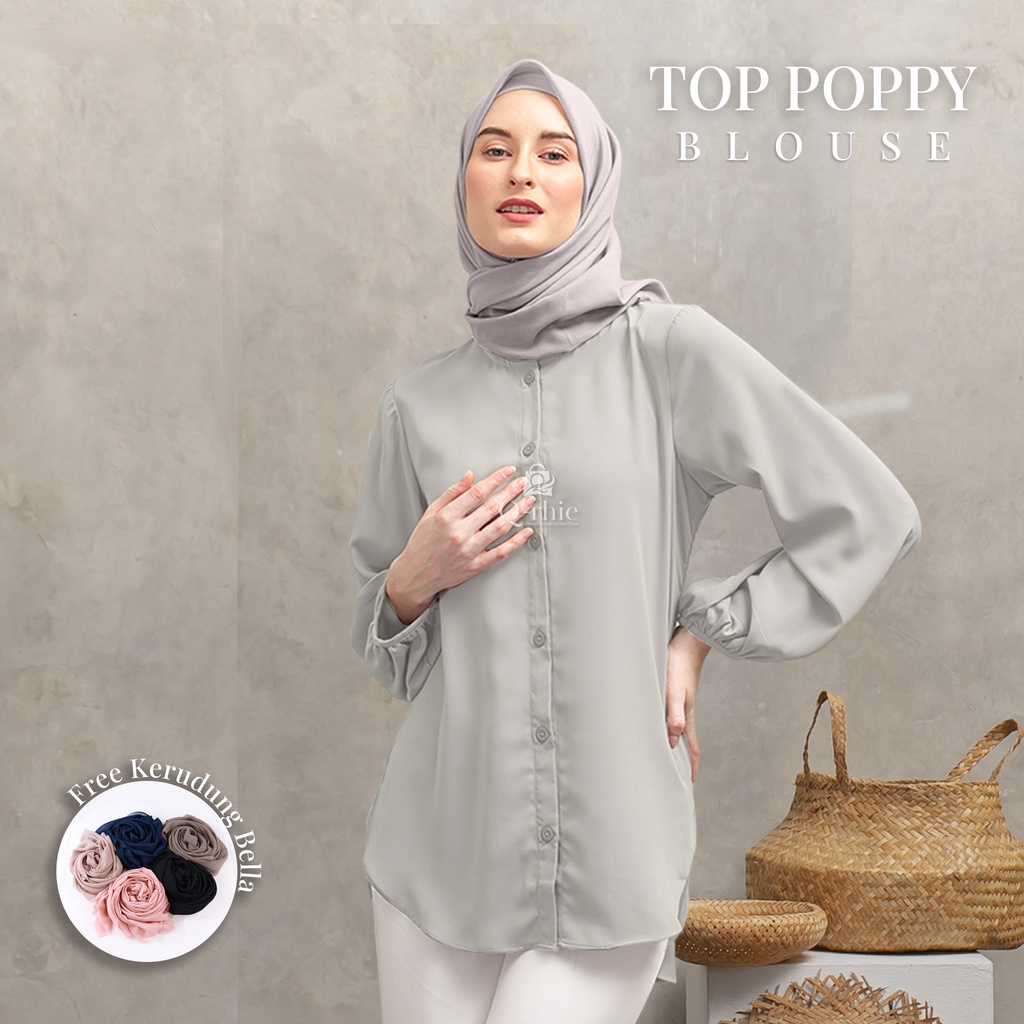 Qrhie Baju Atasan Wanita Poppy-1