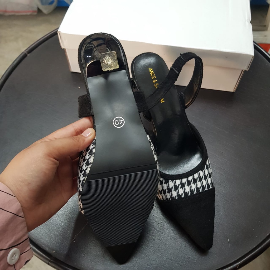 COD BAYAR DITEMPAT!!! Sepatu Wanita Import Hak Tinggi Motif